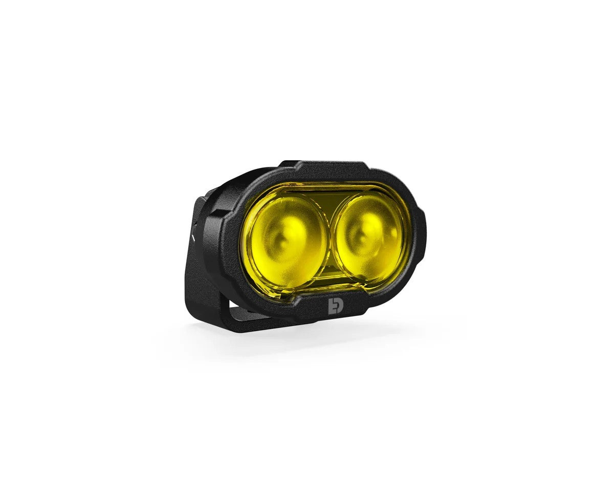 DENALI DL-2 Driving Light w/ DataDim Technology, 2-LED, 60° Symetrical Flood Beam