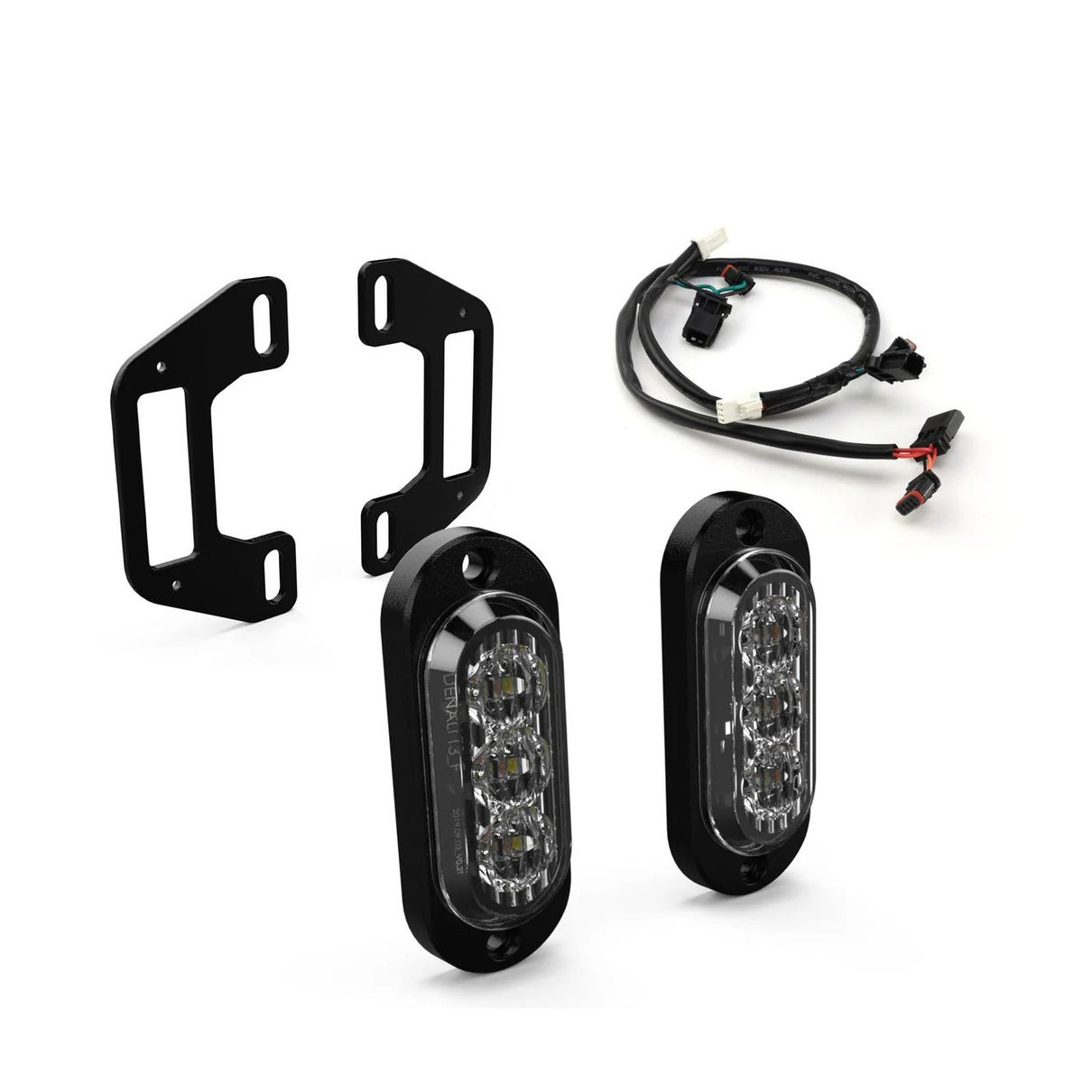 Denali Plug-&-Play Rear T3 Turn Signal License Plate Kit for Harley-Davidson Pan America 1250