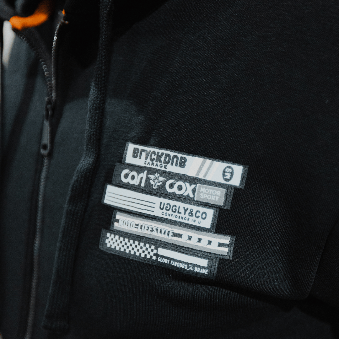 Tape Zip-Hoodie by Uggly & Co