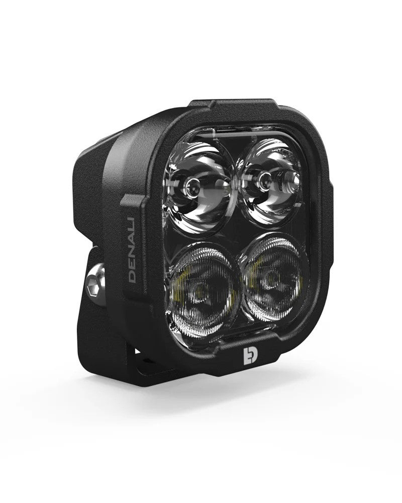 DENALI DL-4 Driving Light w/ DataDim Technology, 4-LED, Elliptical Hybrid Beam