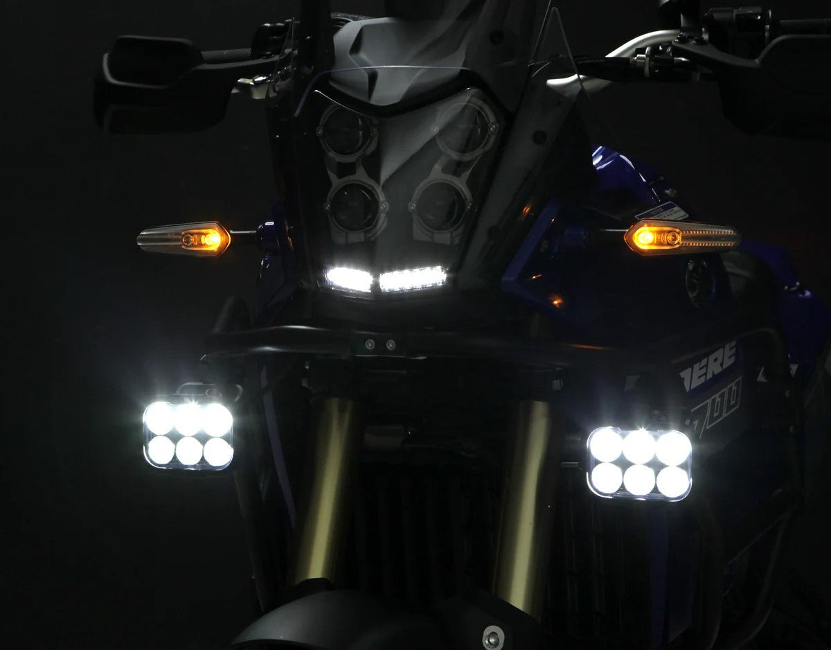 DENALI DL-6 Driving Light w/ DataDim Technology, 6-LED, Elliptical Hybrid Beam