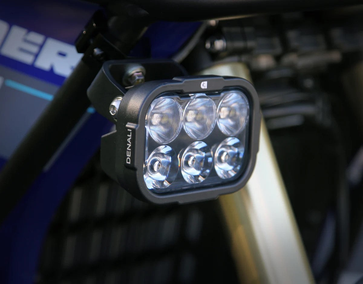 DENALI DL-6 Driving Light w/ DataDim Technology, 6-LED, Elliptical Hybrid Beam