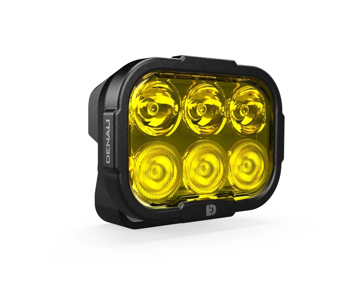 DENALI DL-6 Driving Light w/ DataDim Technology, 6-LED, Elliptical Hybrid Beam