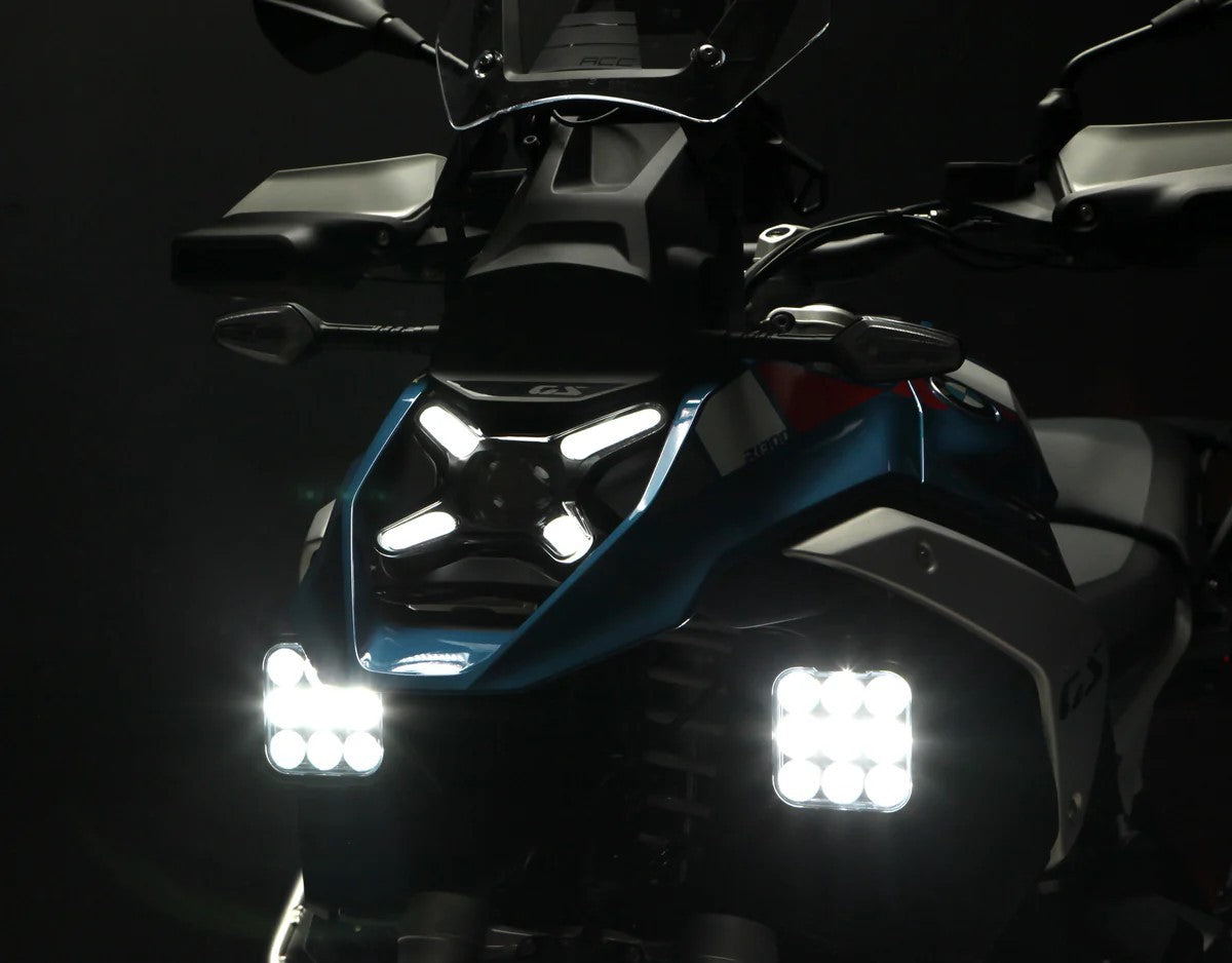 DENALI DL-9 Driving Light w/ DataDim Technology, 9-LED, Elliptical Hybrid Beam