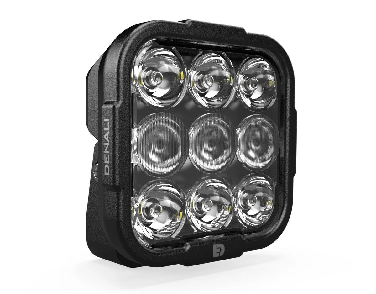 DENALI DL-9 Driving Light w/ DataDim Technology, 9-LED, Elliptical Hybrid Beam