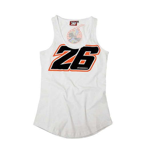 Ladies Vest Pedrosa 26 White S