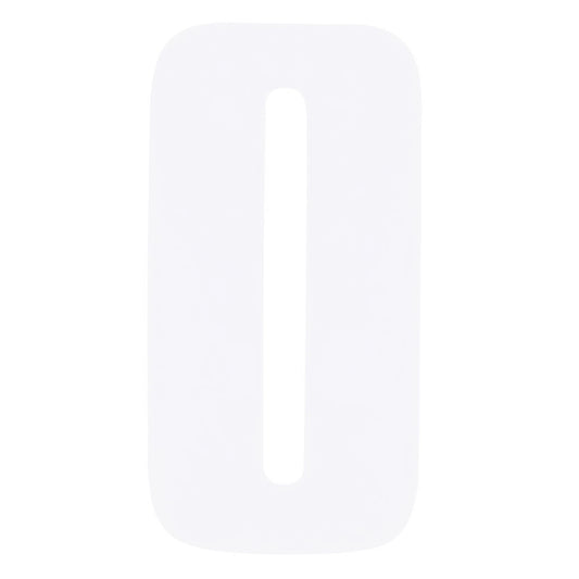 Bike It 8 Inch Race Numbers White - #0