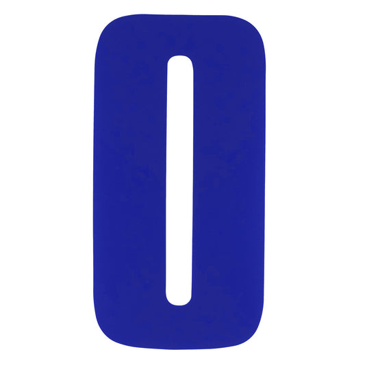 Bike It 6 Inch Race Numbers Blue - #0