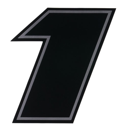 Bike It Deluxe 4 Inch Race Numbers Black - #1