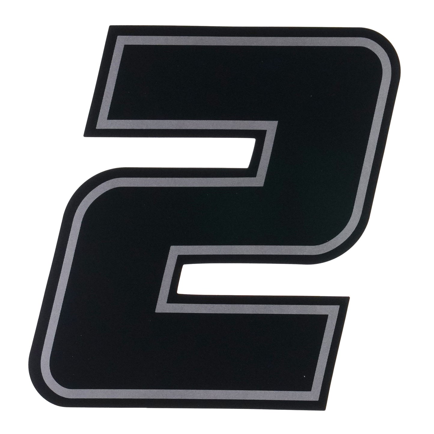 Bike It Deluxe 4 Inch Race Numbers Black - #2
