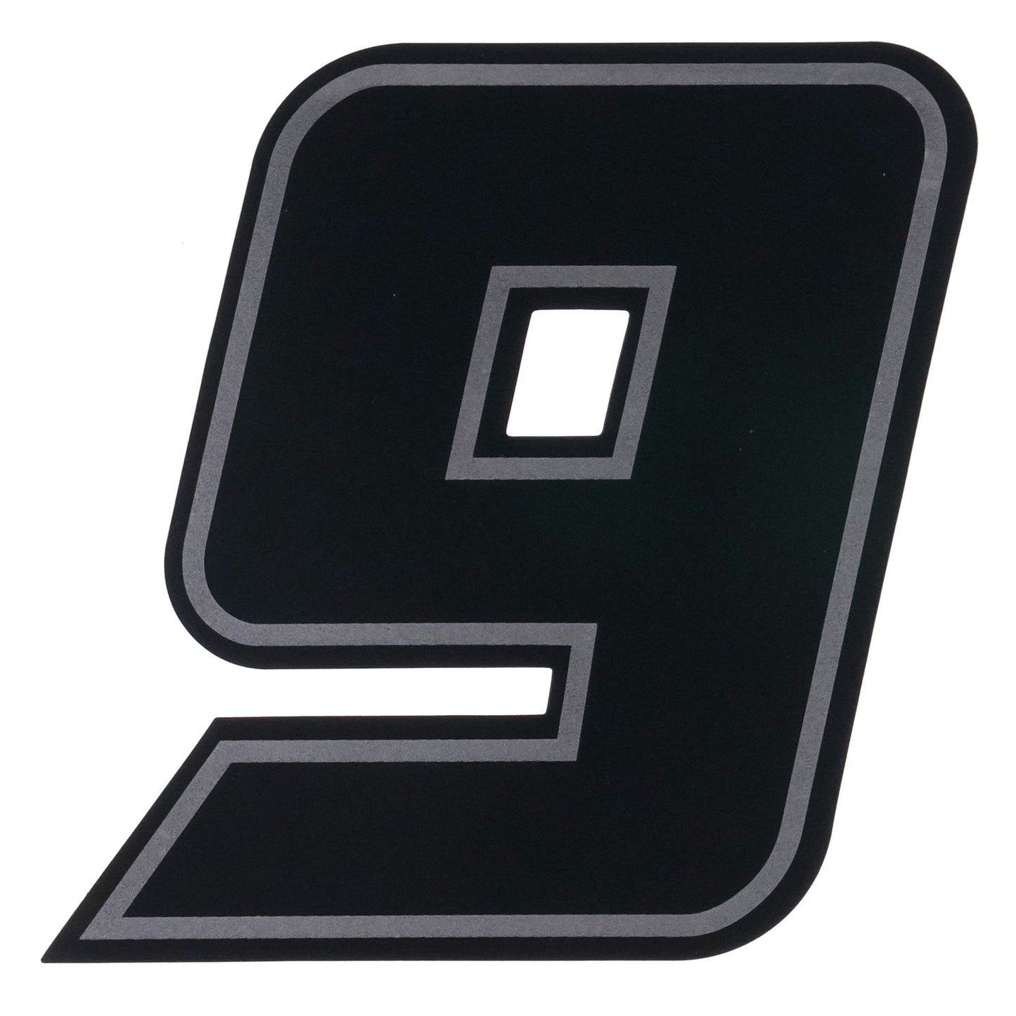 Bike It Deluxe 4 Inch Race Numbers Black - #9