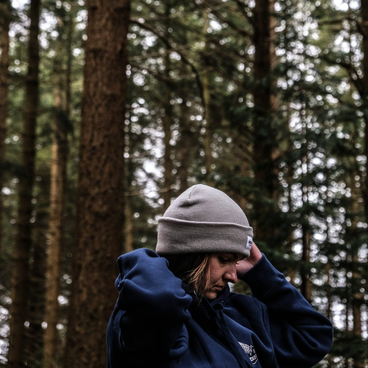 Grey Beanie by Uggly & Co