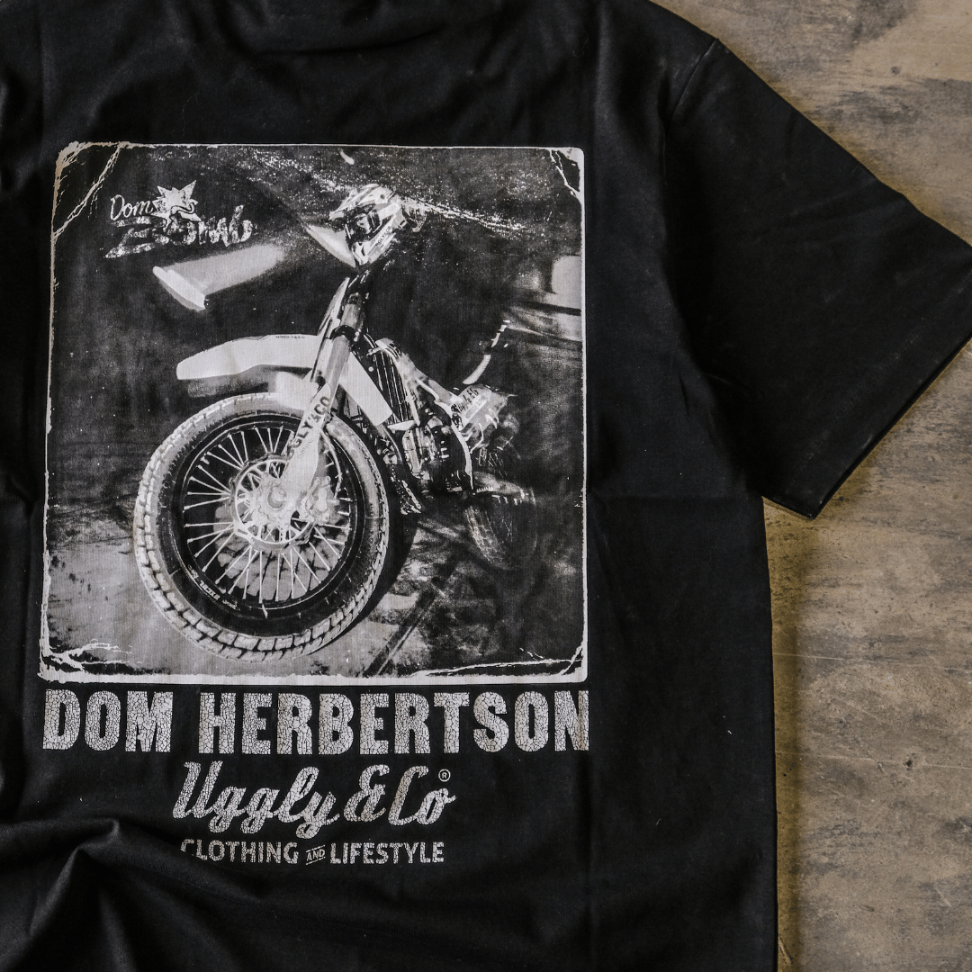 Dom Herbertson Flattrack Tee by Uggly & Co