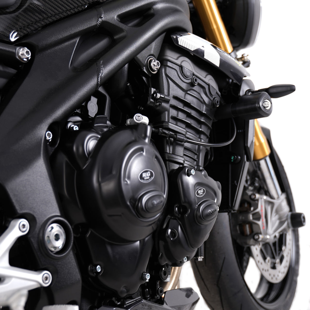 Engine Case Cover for Triumph Speed Triple 1200 RS '21-, Speed Triple 1200 RR '22-, Speed Triple 1200RX '25-, Tiger 1200 GT/ GT Pro/ GT Explorer/ Rally Pro / Rally Explorer '22- (RHS- Front Timing Cover- Road/ Race)