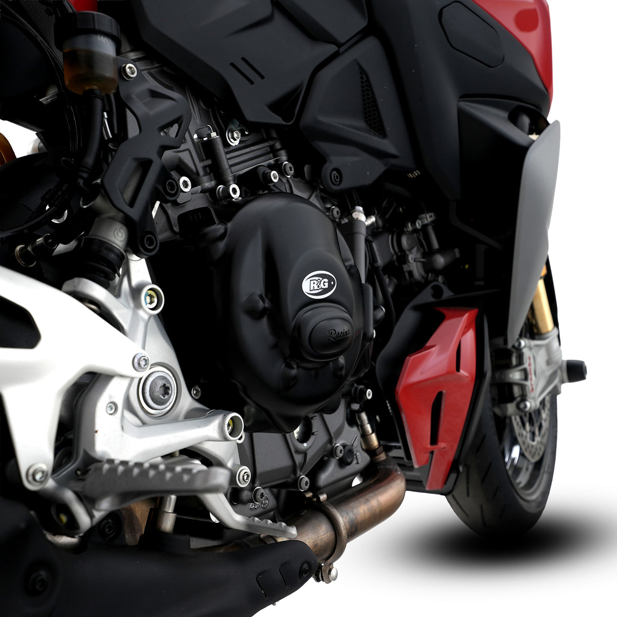 Engine Case Covers (Race Series) for Ducati Monster V2 '26-, Hypermotard V2 '26-, Hypermotard V2 SP ’26-, Streetfighter V2 '25-, Streetfighter V2 S '25-Panigale V2 '25-(RHS) and 4 others.