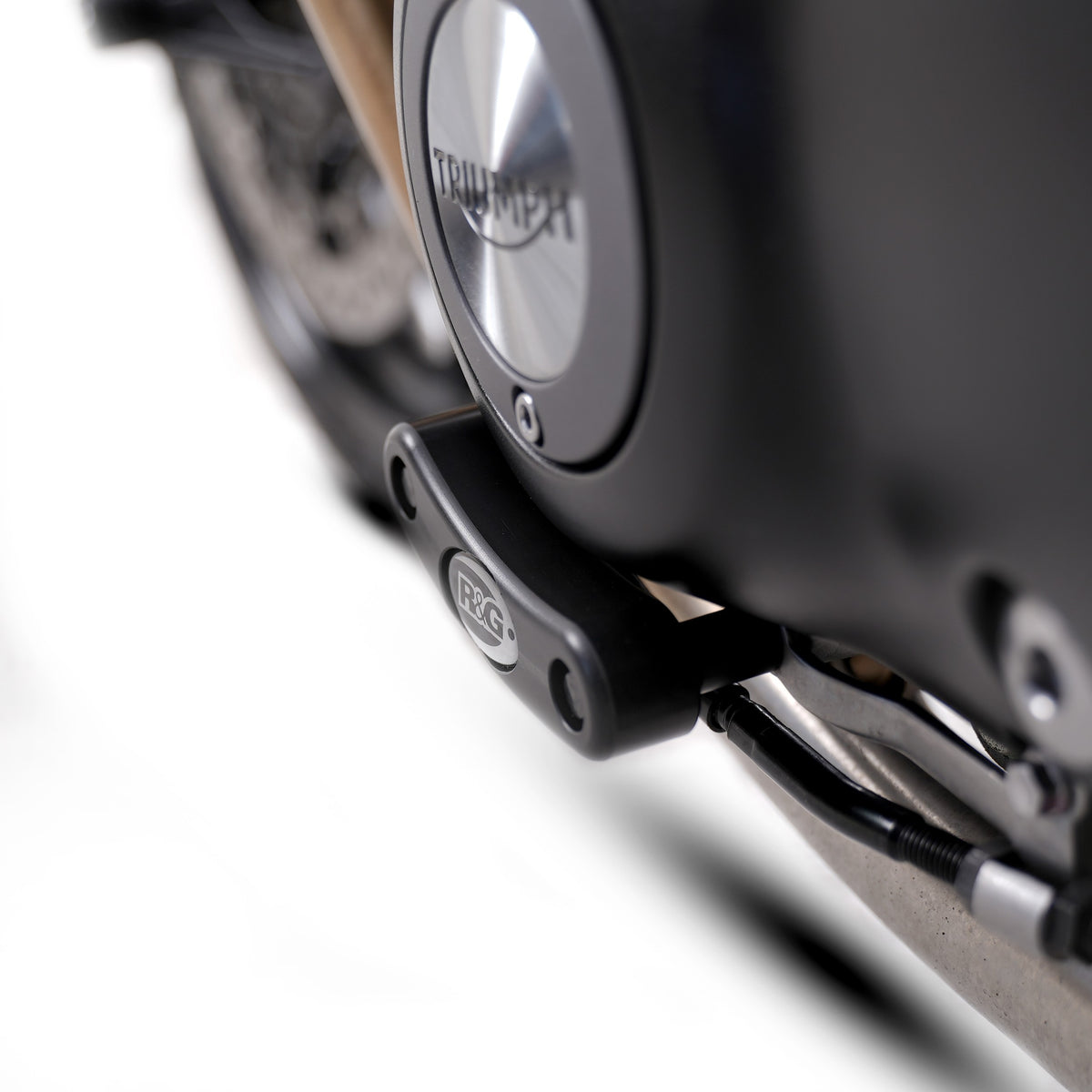 Engine Case Slider for Triumph Bonneville T120 '16-25, Street Twin, Thruxton 1200R '16-, Speed Twin 1200 '19-, Scrambler 900 ’23-25 & Speed Twin 900 '22- models (LHS)