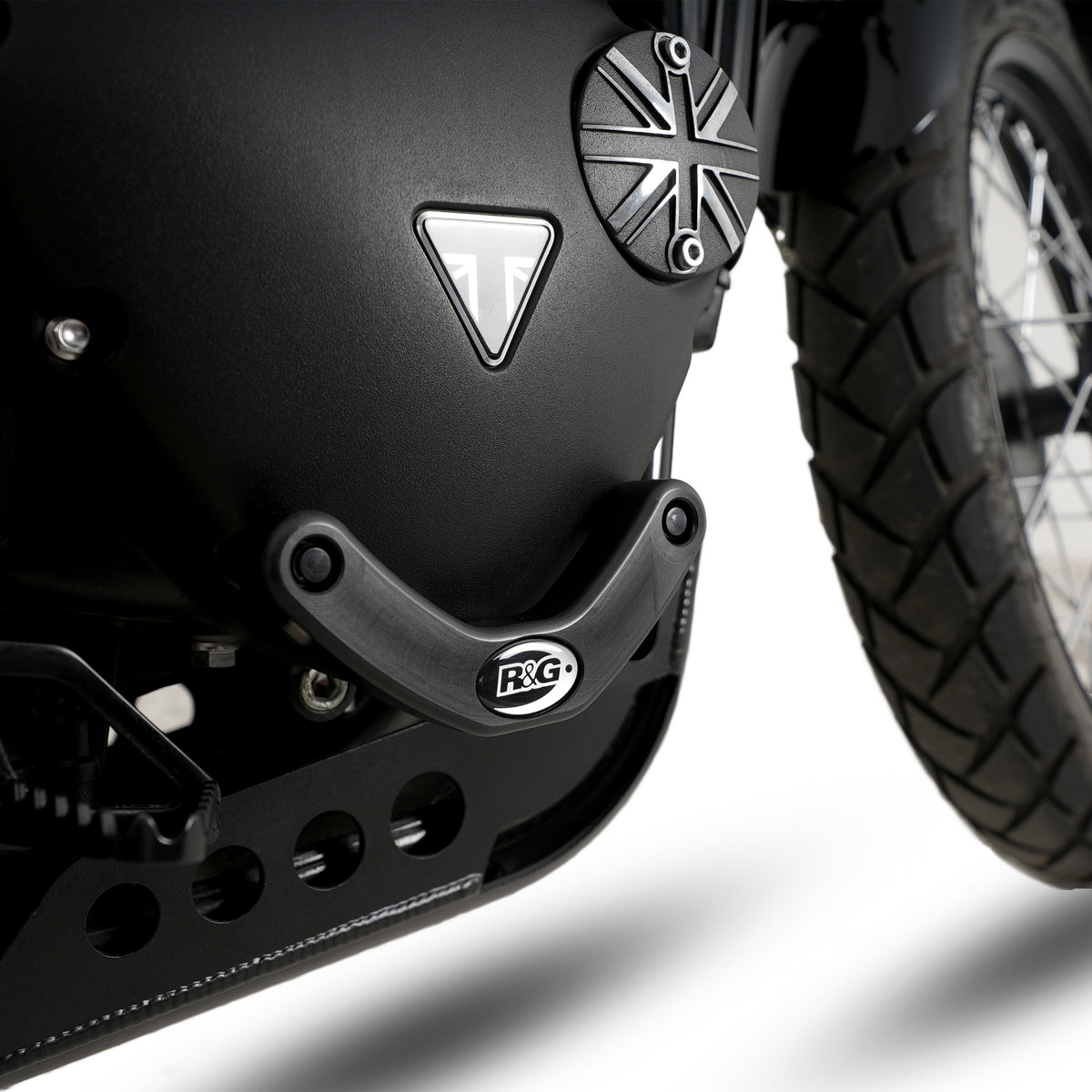 Engine Case Slider for Triumph Street Twin, Thruxton 1200/R '16-, Speed Twin 1200 '19-, Scrambler 1200 XC/XE '19-, Scrambler 900 ’23-25 & Speed Twin 900 '22- models (RHS)