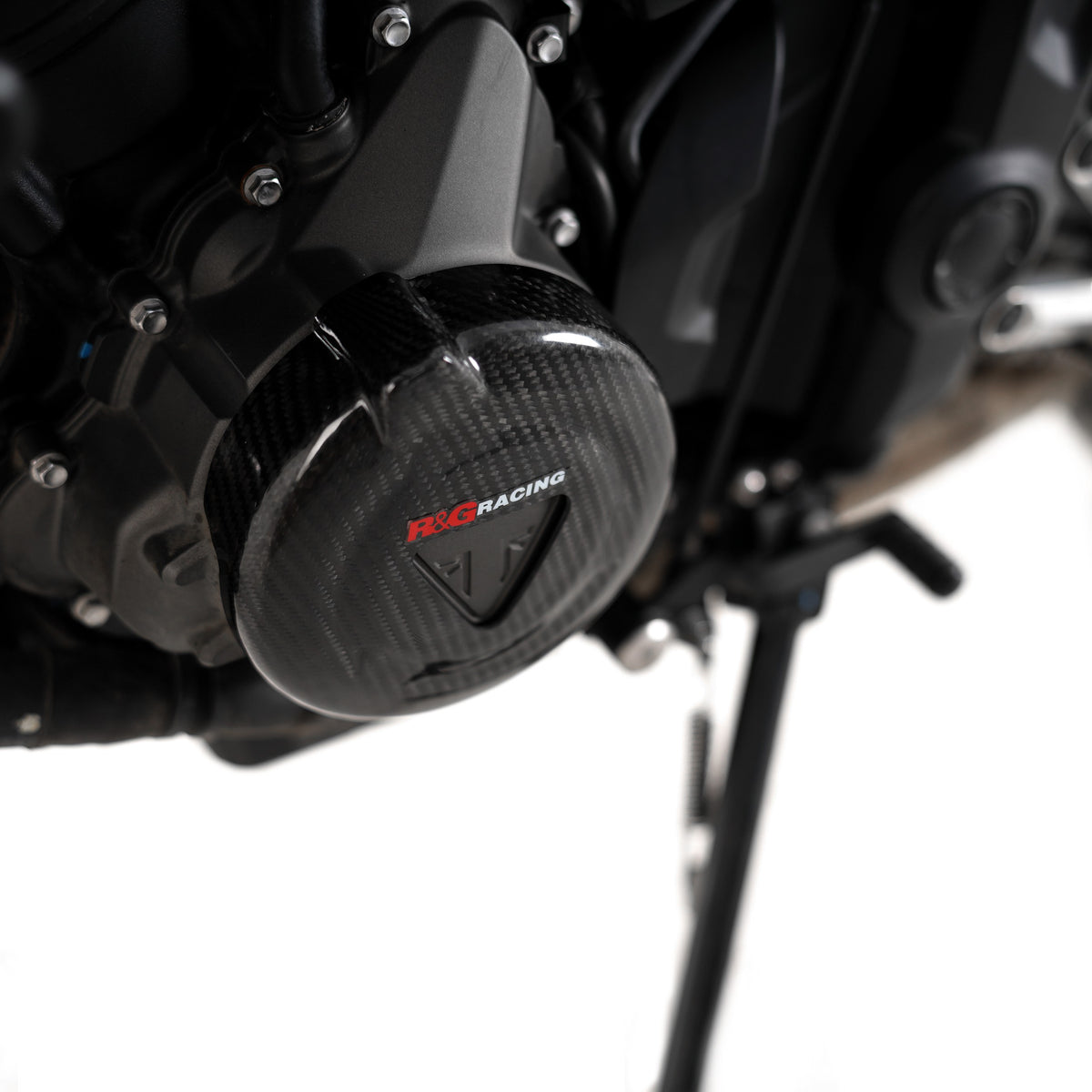 Carbon Fibre Engine Case Slider (LHS) for Triumph Trident 660 '21-, Daytona 660 '24- & Tiger Sport 660 '22- '24