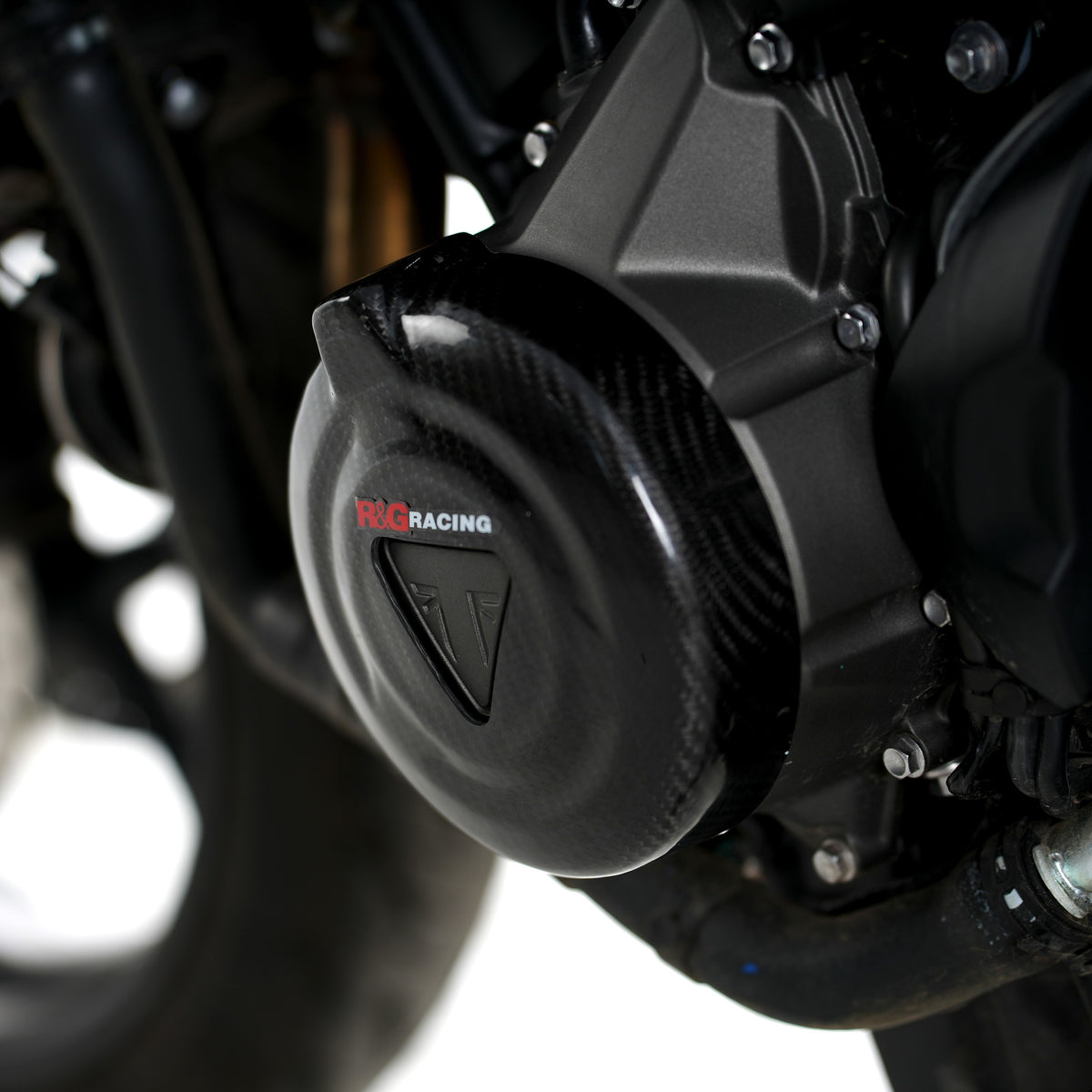Carbon Fibre Engine Case Slider (LHS) for Triumph Trident 660 '21-, Daytona 660 '24- & Tiger Sport 660 '22- '24