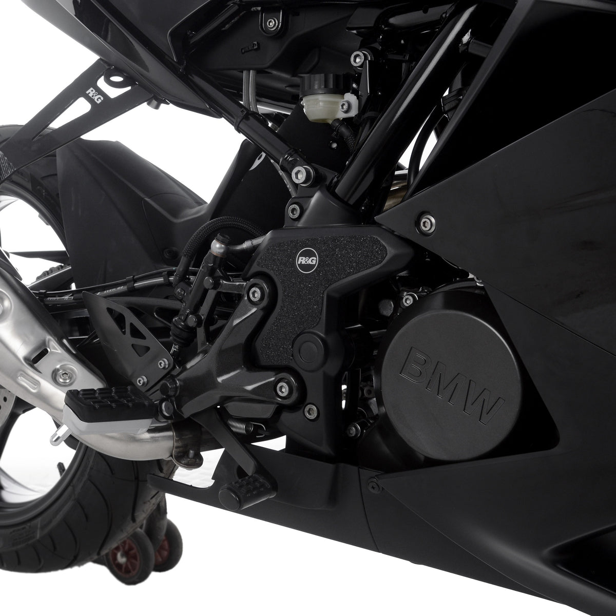 R&G Boot Guard kit for BMW G310RR '22-25 & TVS Apache RR 310 '21-