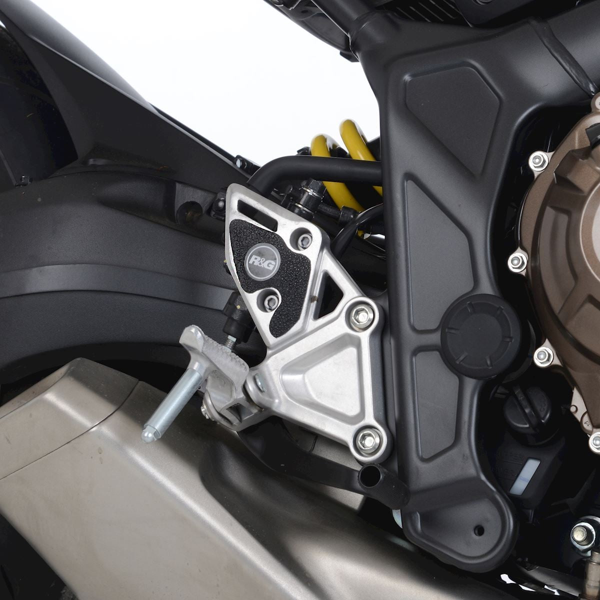 R&G Boot Guard Kit for Honda CBR650R '19- (E-Clutch '24-) & CB650R '19- (Black 2 grip kit)