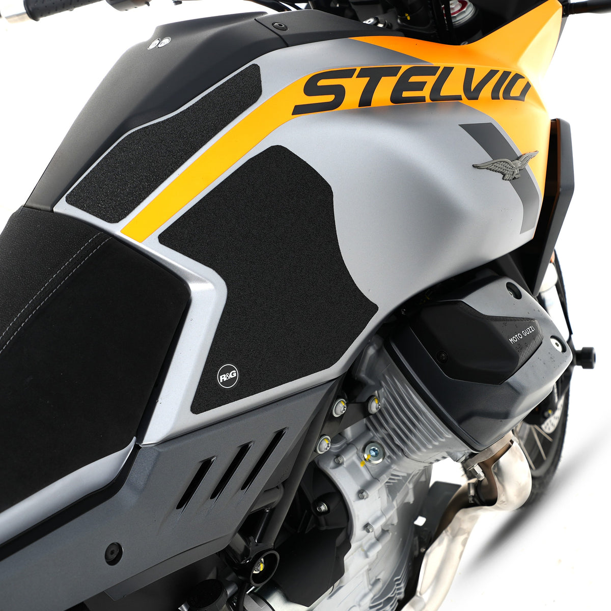 R&G Tank Traction Grips for Moto Guzzi, Stelvio '24-