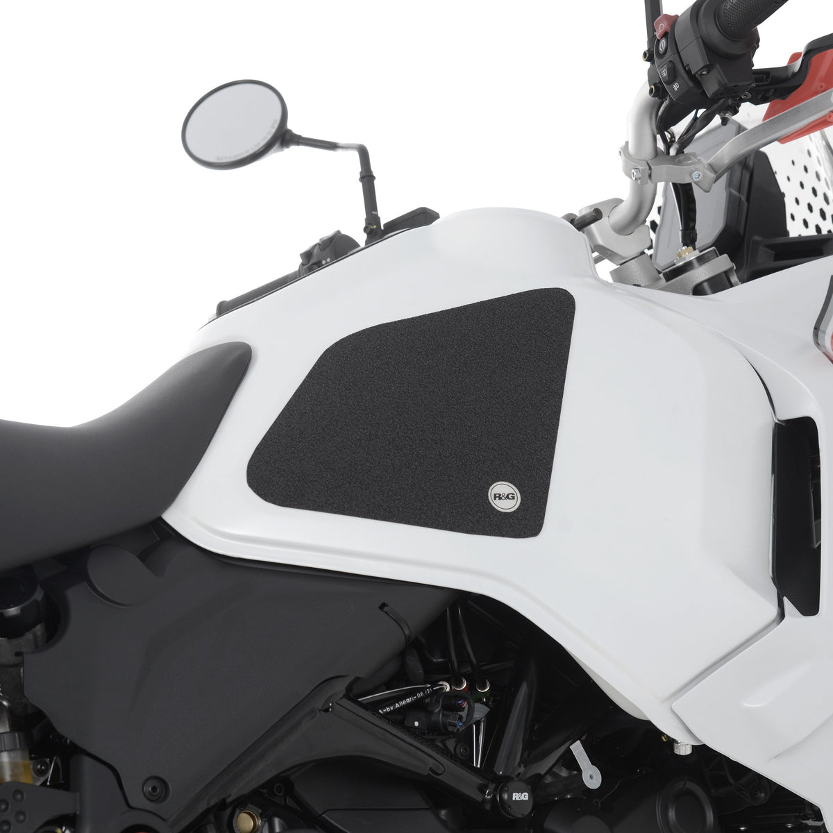 R&G Tank Traction Grips for Ducati DesertX '22-25.