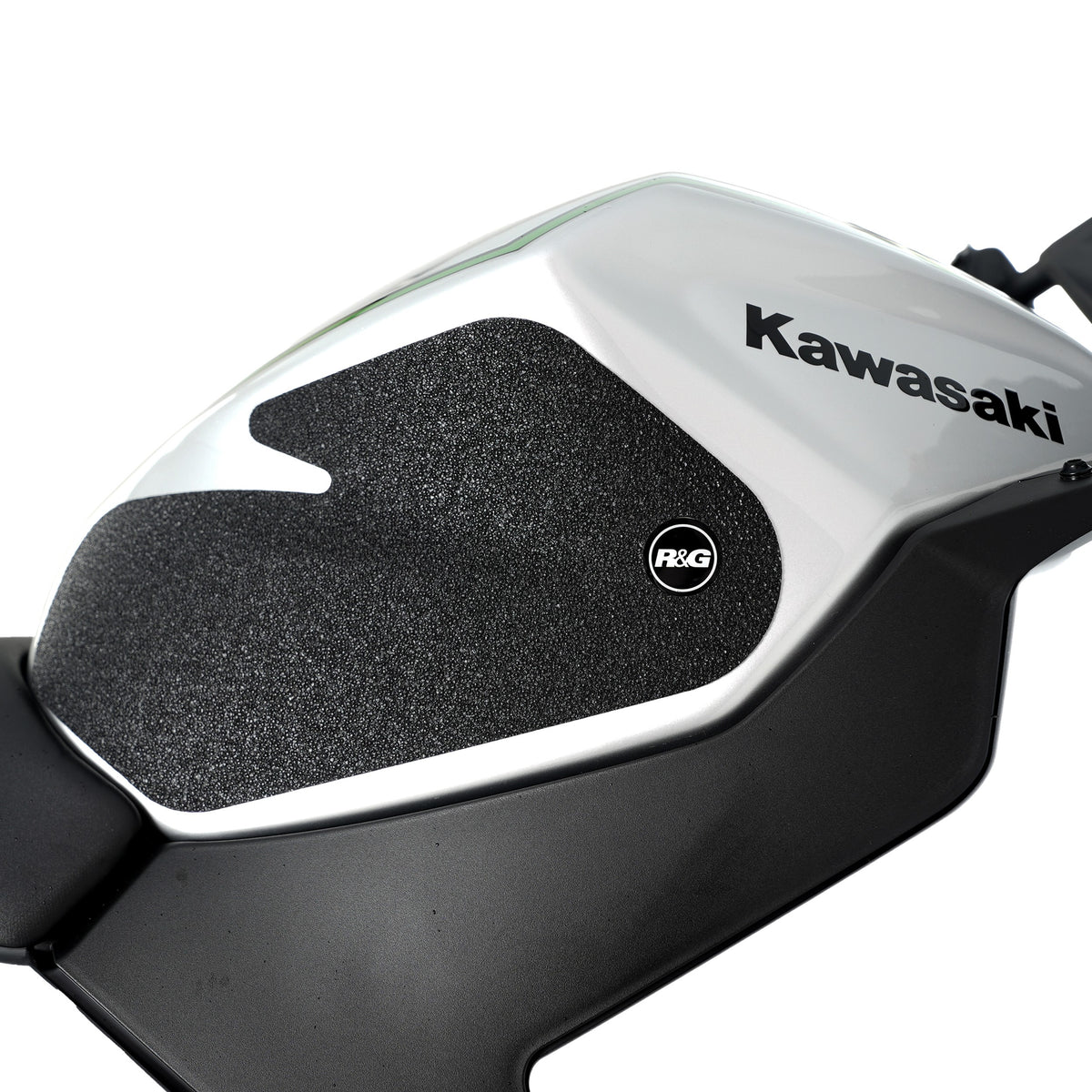 R&G Tank Traction Grips for Kawasaki Ninja 7 Hybrid HEV / Z 7 Hybrid HEV '24-, Ninja 250/400 '18- & Z400/ Z250 '19-, Z500 (Ninja) '24-