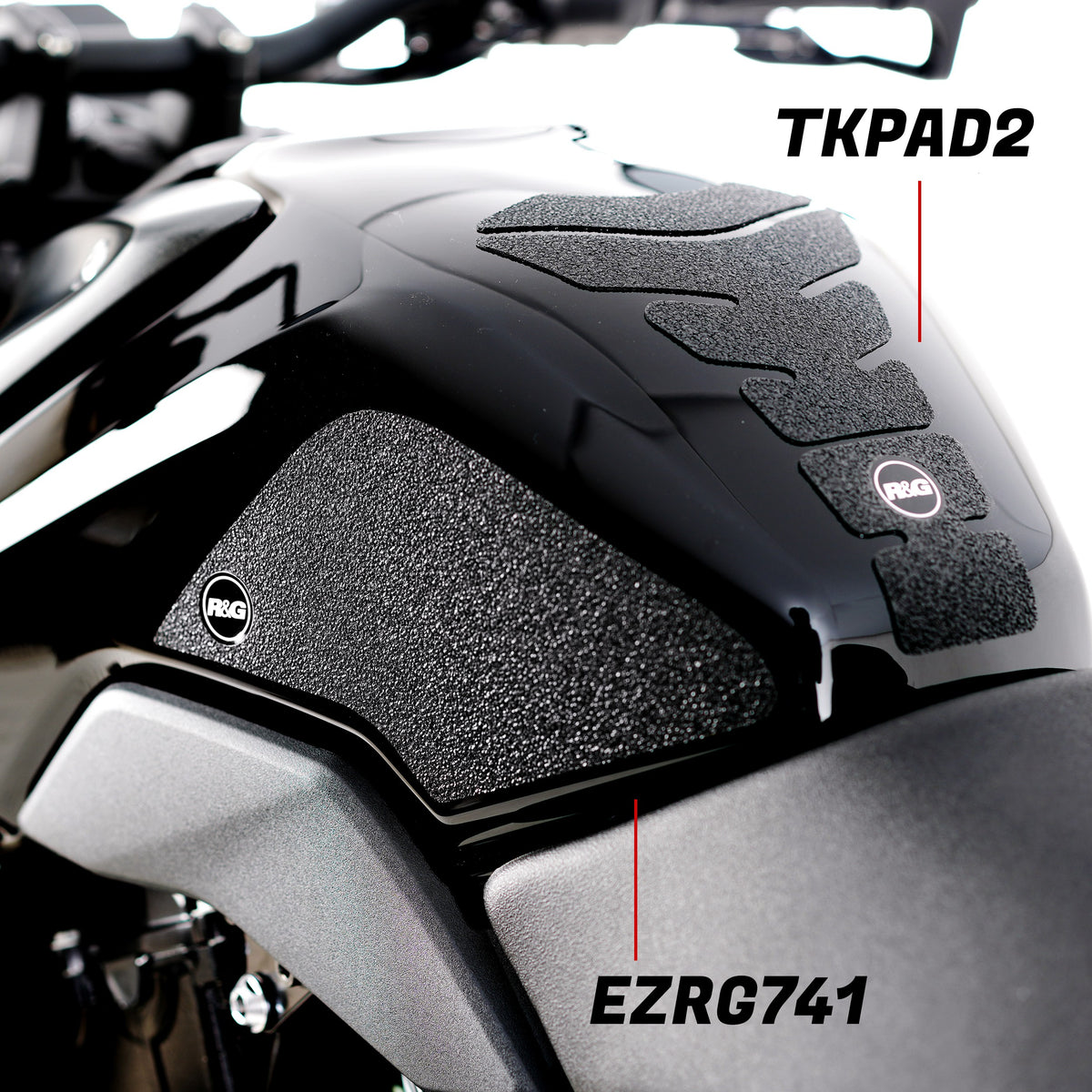 R&G Tank Traction Grips for Suzuki GSX-8S '23- & GSX-8R '24-