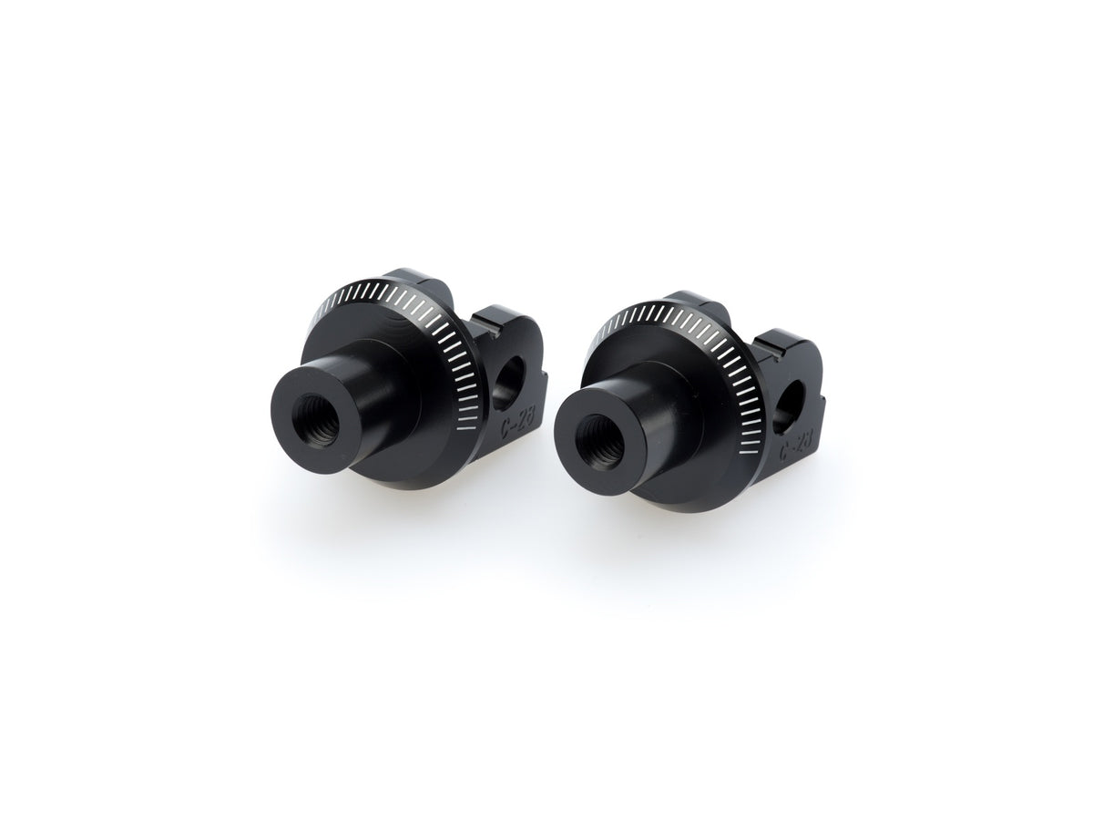 Puig Rider Footpeg Adaptors (Black)