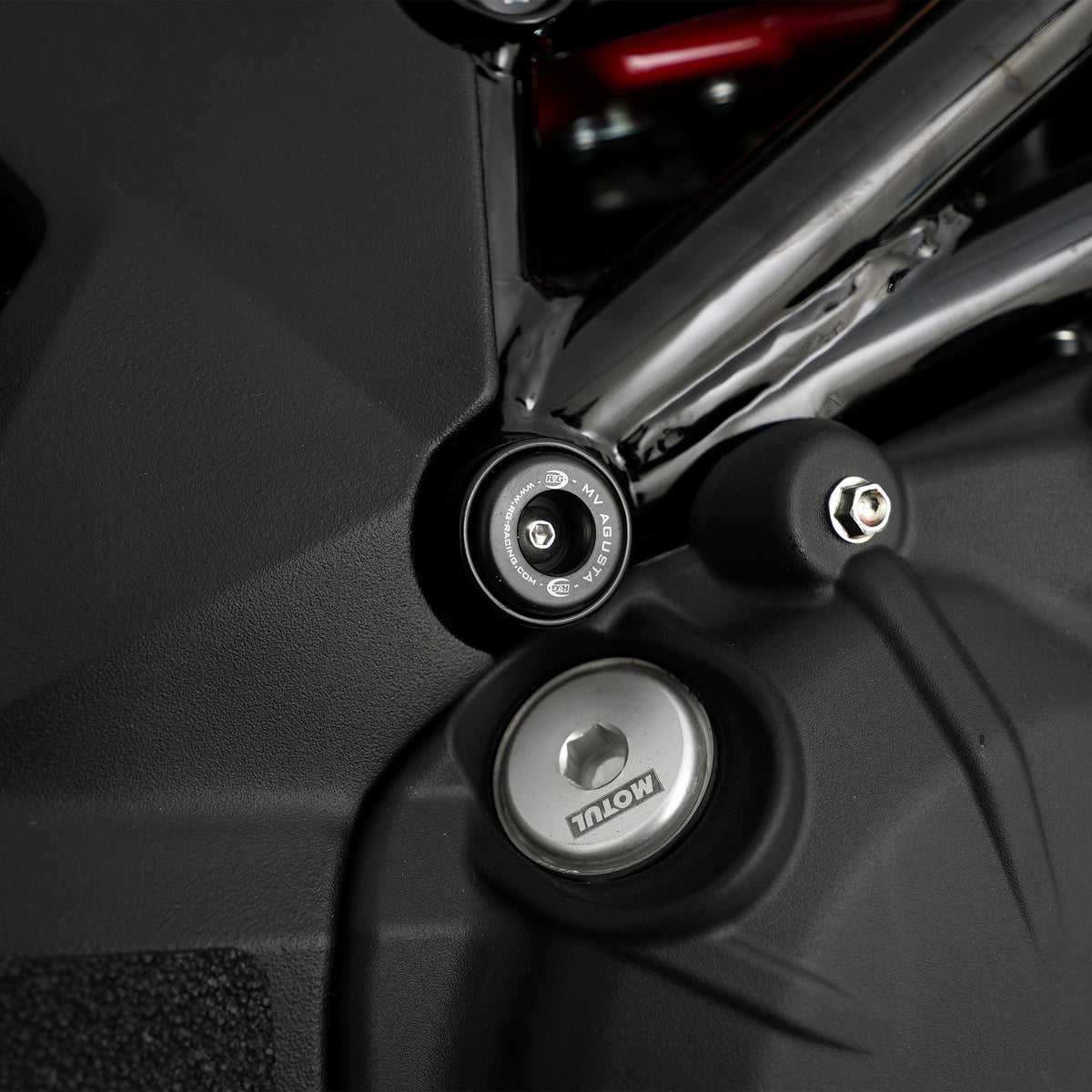 Lower Trellis Frame Plug for MV Agusta Brutale 675 ('12-) Superveloce 800 ('20-) & Brutale 1000RS '24-25.