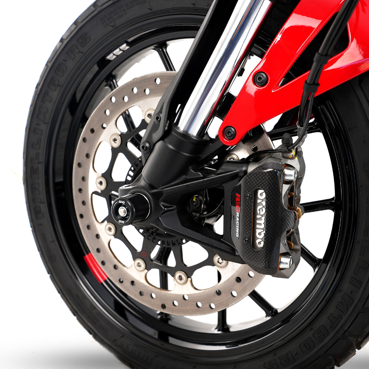 Fork Protectors for Ducati Scrambler models '15-, Scrambler Street Classic '18-, Scrambler 800 Full Throttle ’26-, 10th Anniversary Rizoma Edition ’26-, Scrambler Icon ’26-, Scrambler Icon Dark ’26- & Scrambler Nightshift ’26-