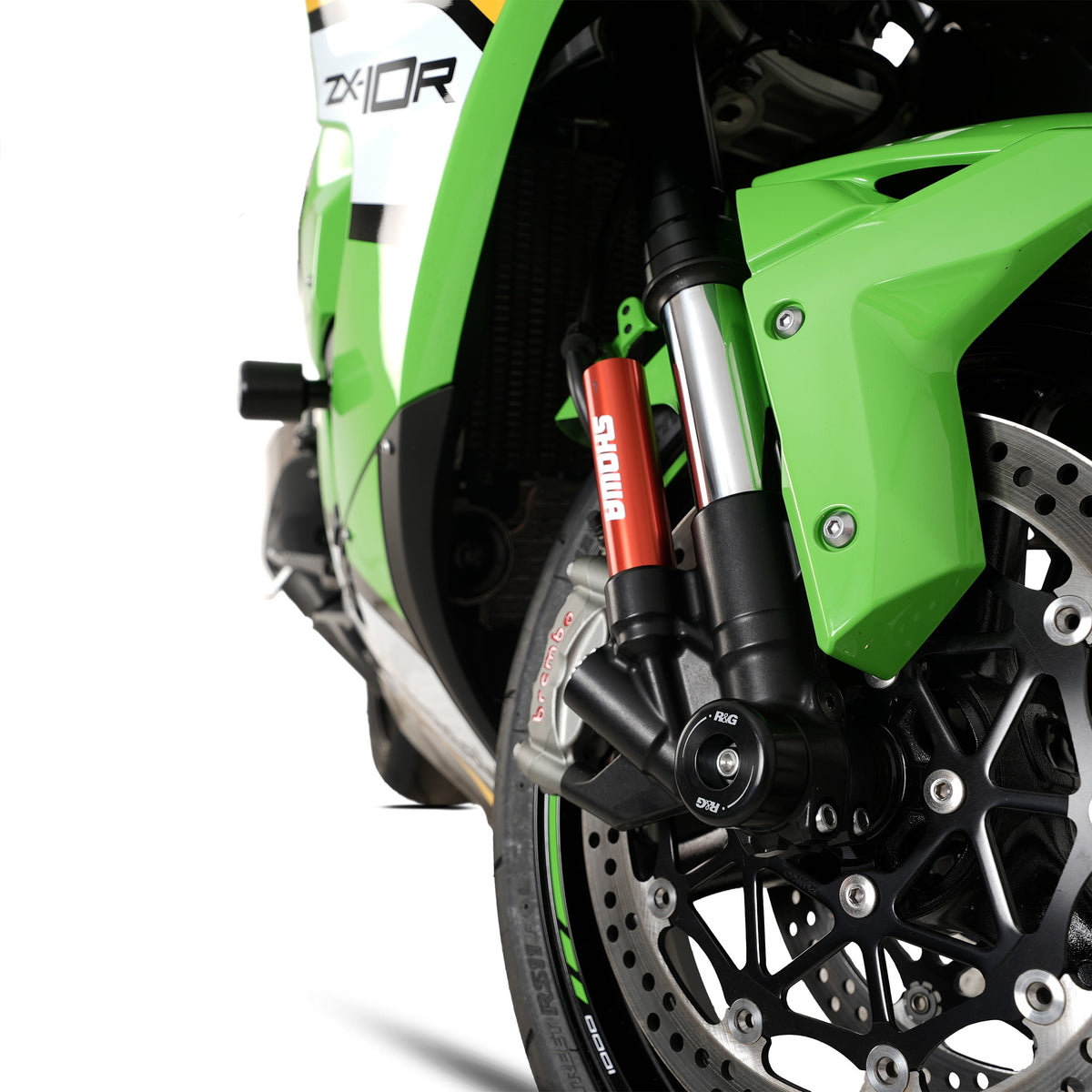 Fork Protectors for the Kawasaki ZX-10R '16- & ZX-10RR '21-