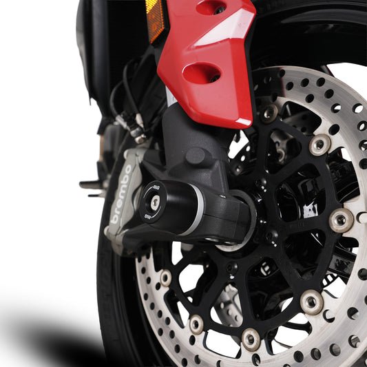 APEX Fork Protectors for Ducati Hypermotard V2 '26-, Hypermotard V2 SP ’26- & Hypermotard 698 Mono ’24-25.