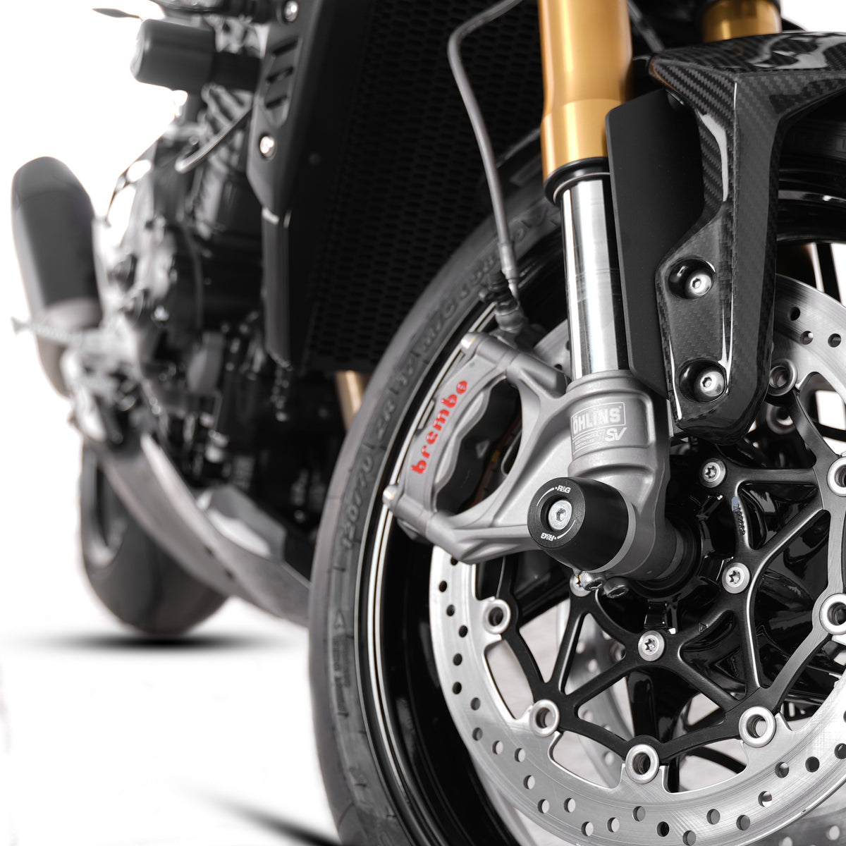 APEX Fork Protectors for Triumph Speed Triple 1200RR '22-, Speed Triple 1200RS '21-, Speed Triple 1200RX '25-, Speed Triple S '11-, Speed Triple RS '18-, Tiger Sport 800 ’25- & Speed Triple R '11-