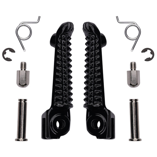 Bike It Footpeg OEM Replacement Yamaha Front Black [MCA-FR011]