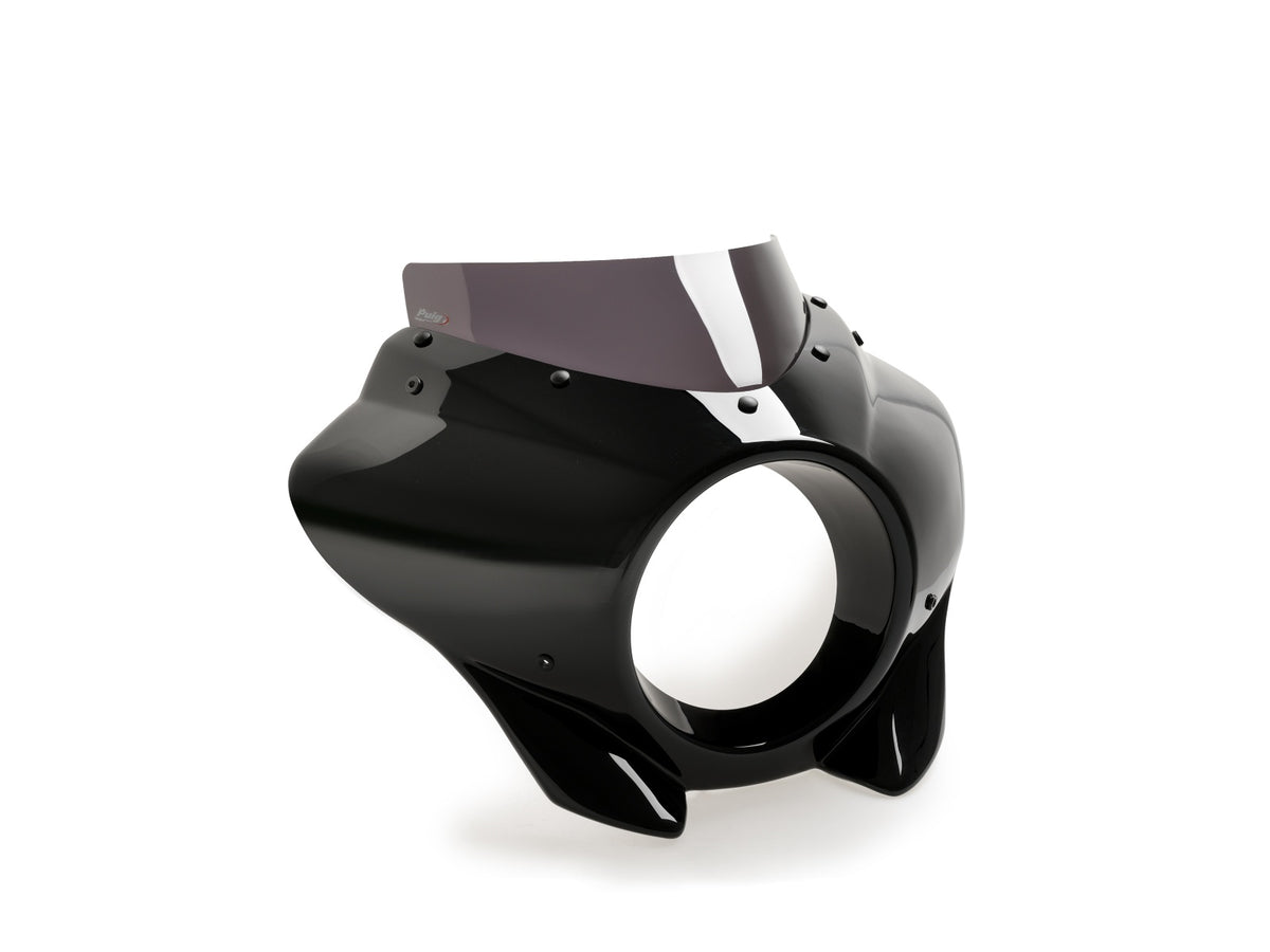 Mirage Sport Screen - Dark Smoke with Gloss Black Housing