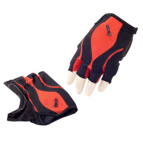 Eigo Aero Back Cycling Mitts Red - L