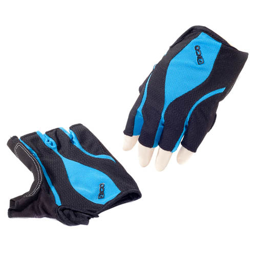 Eigo Aero Back Cycling Mitts Blue - L