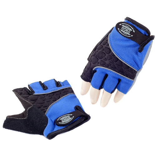 Eigo 3D Back Cycling Mitts Blue - S