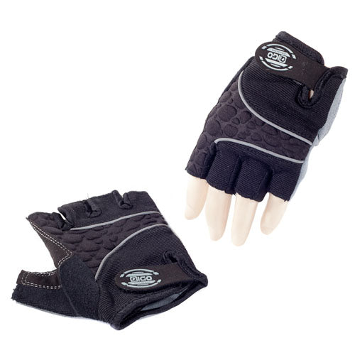 Eigo 3D Back Cycling Mitts Black - S