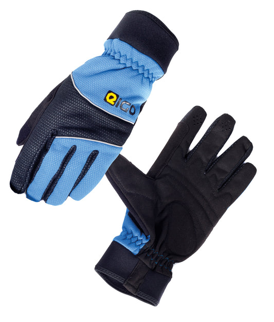 Eigo Windster Cycling Gloves Black / Blue - XXL