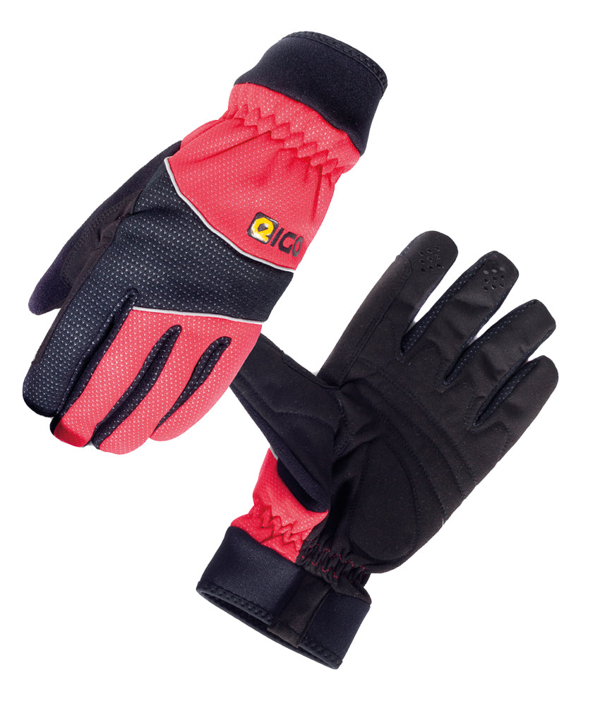 Eigo Windster Cycling Gloves Black / Red - XL