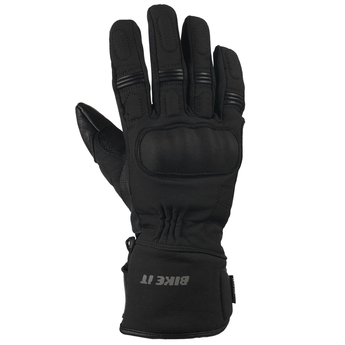 Bike It "Triple Black" All-Seasons Motorcycle Glove - XXXL