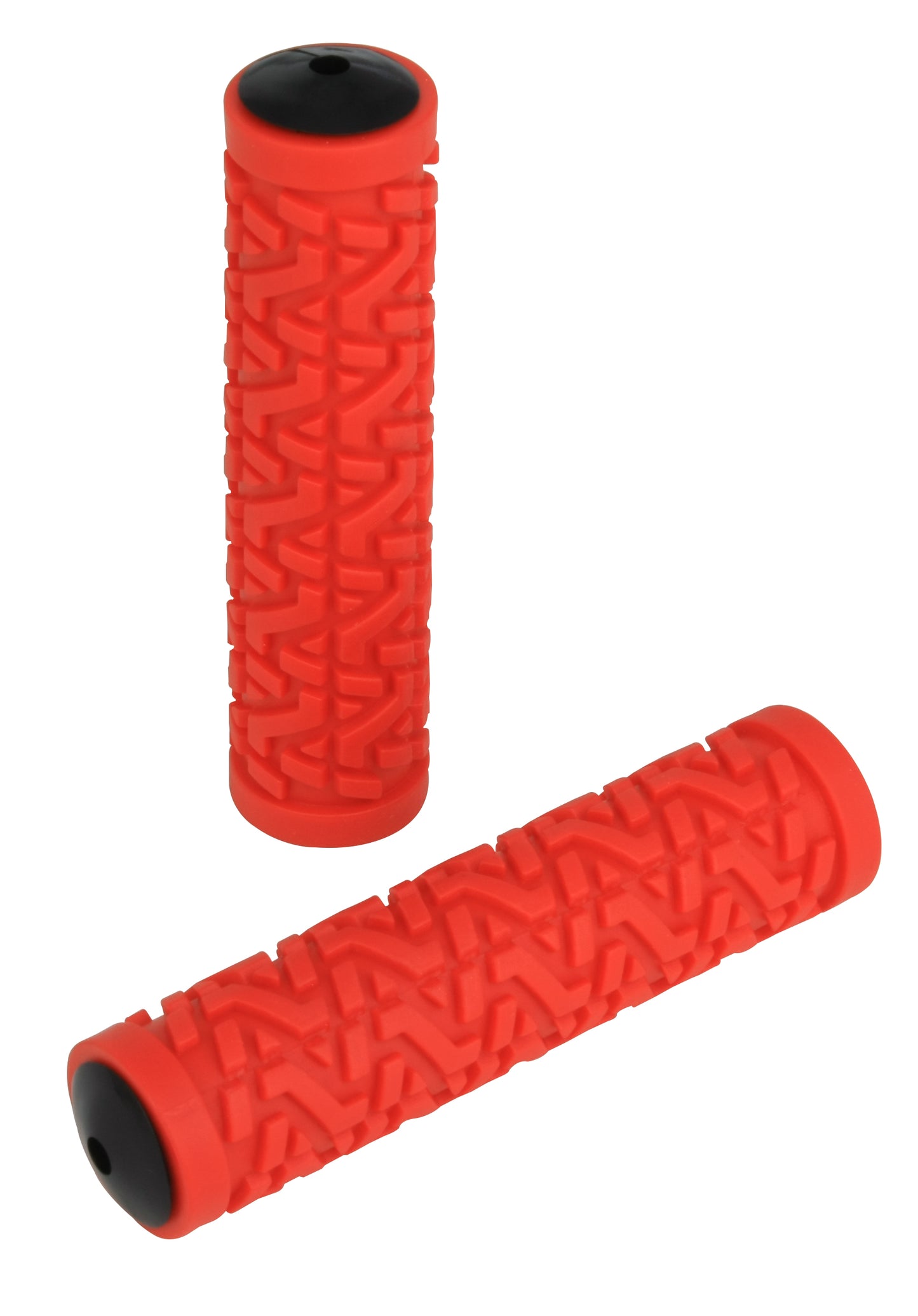 Keirin Rubber Bicycle Grips - Red
