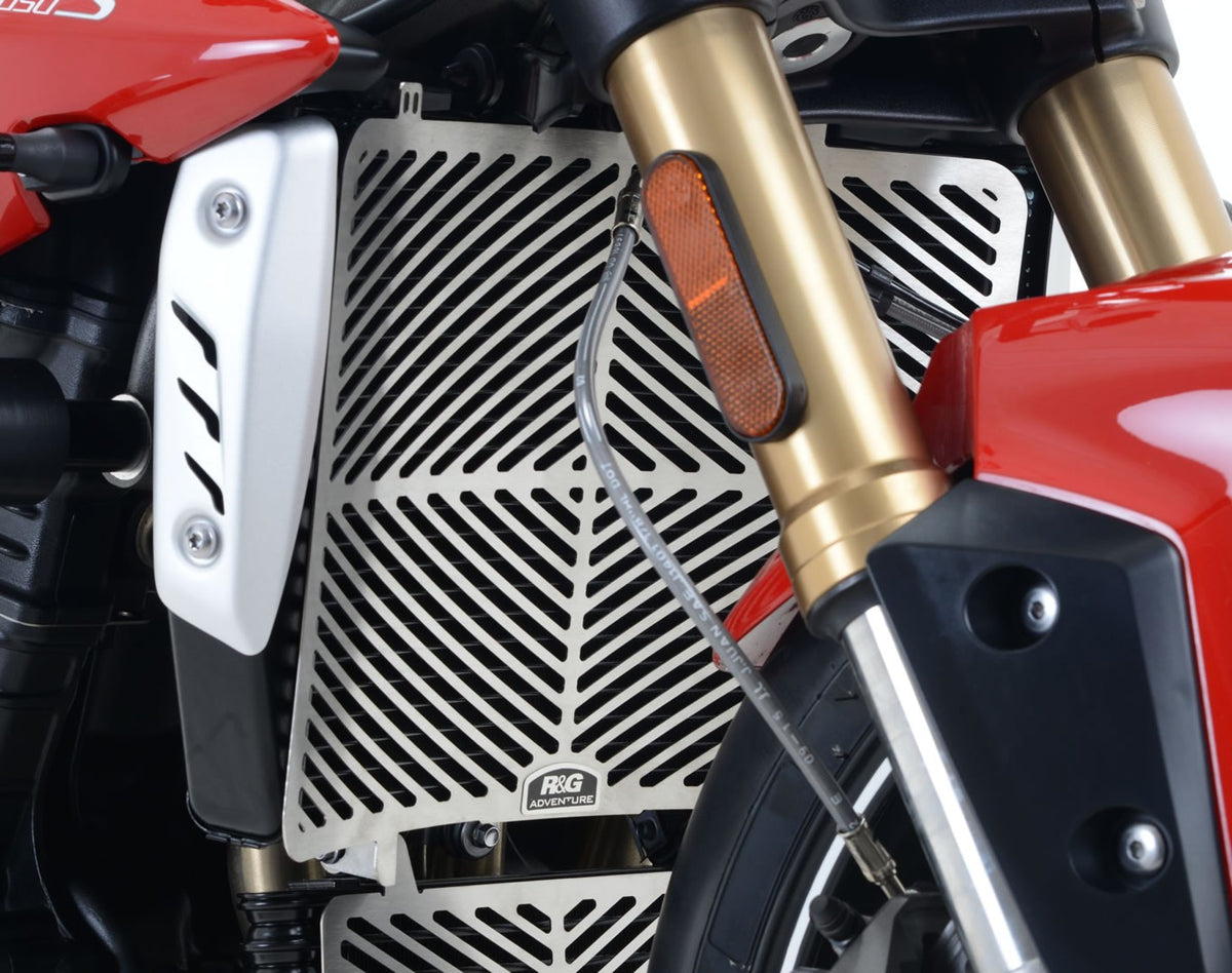 Stainless Steel Radiator Guards for the Triumph Speed Triple S and R '16- & Speed Triple RS '18-'20