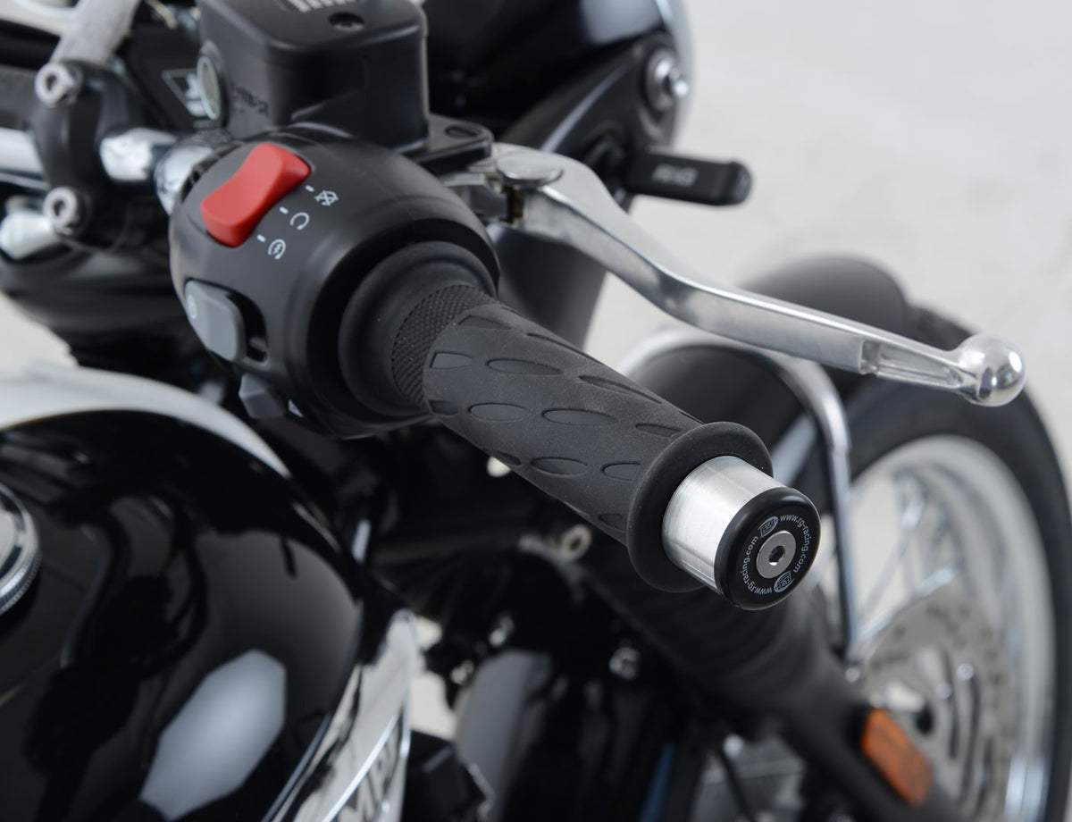 Bar End Sliders for the Triumph Street Cup '17-, Bonneville T120 '16-25 & Bonneville Bobber '17-'25.