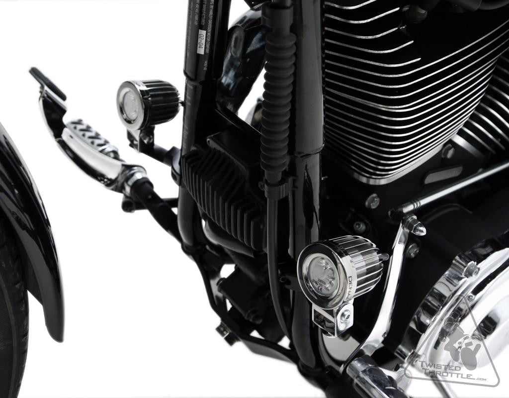 DENALI 32mm-38mm Tube Mount Kit For Mounting Auxiliary Lights To Frame, Fork & Crash Bars