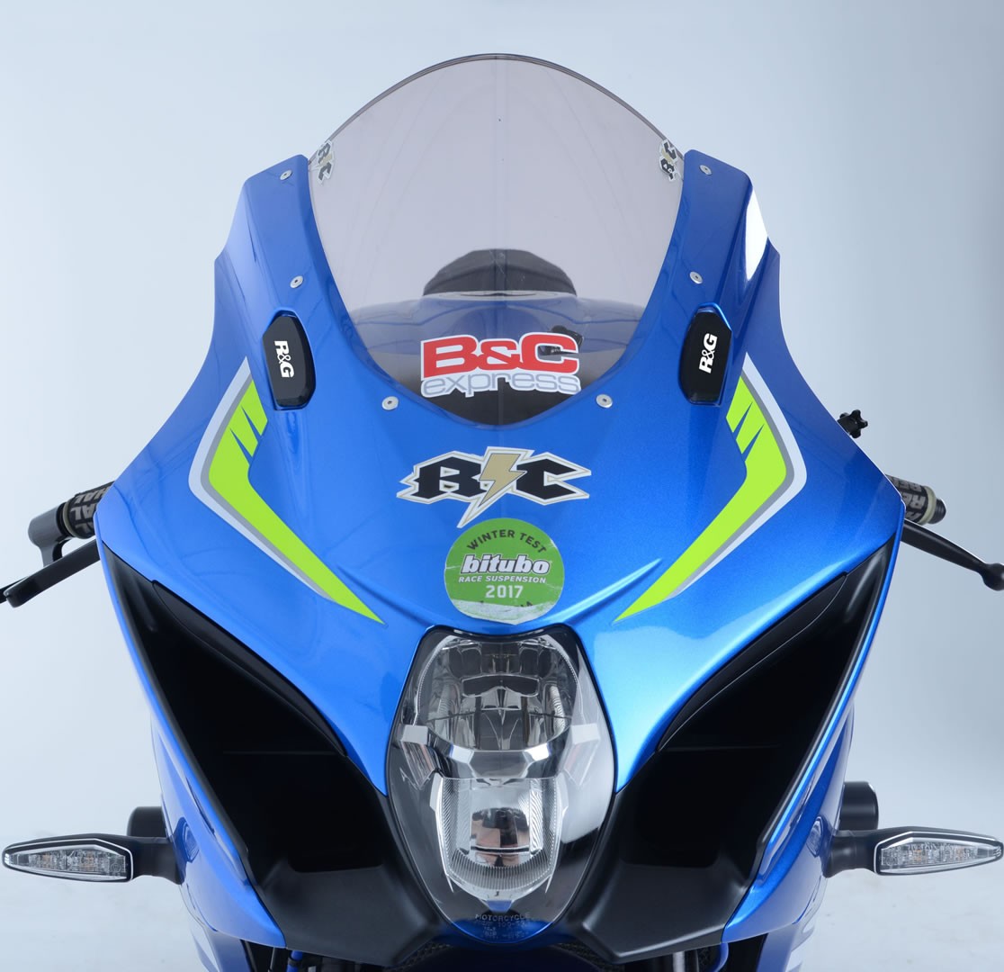 Mirror Blanking Plates for Suzuki GSX-R1000 '17- '24, GSX-R1000R '17- & GSX-R1000RS '26-