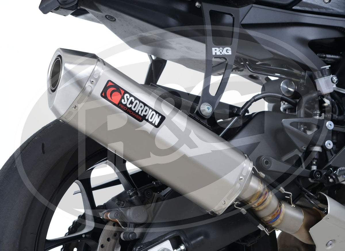 Scorpion Exhaust for Yamaha YZF-R1 '15- (Titanium Superstock) with R&G Exhaust Hanger